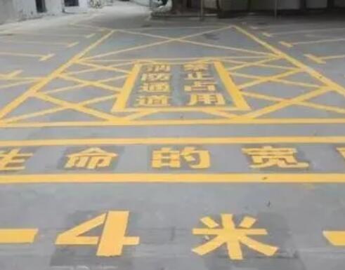 清河门仓库划线